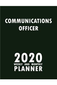 Communications Officer 2020 Weekly and Monthly Planner