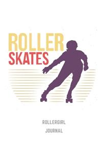 Roller Skates Rollergirl Journal