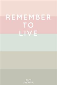 Remember To Live