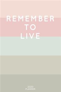 Remember To Live