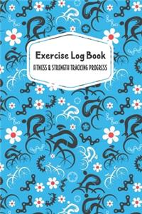 Exercise Log Book Fitness & Strength Tracking Progress