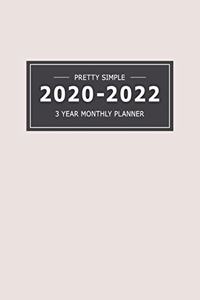2020 2022 3 Year Monthly Planner