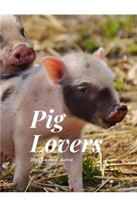 Pig Lovers 2020 Calendar Journal