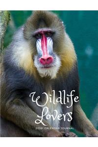 Wildlife Lovers 2020 Calendar Journal
