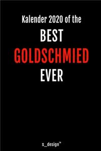 Kalender 2020 für Goldschmiede / Goldschmied / Goldschmiedin