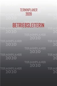 Terminplaner 2020 Betriebsleiterin