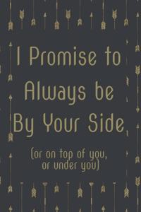 I Promise to Always Be By Your Side Or On Top of You Or Under You