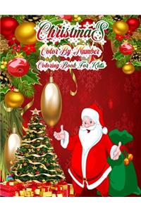 Christmas Color By Number Coloring Book For Kids