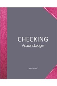 Checking account ledger - Large version