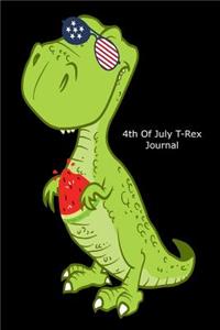 4th Of July T-Rex Journal