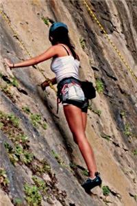 Young Woman on Rock Climbing Adventure in Bulgaria Journal