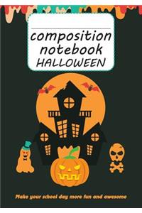 Composition book Halloween - Make your school day more fun and awesome