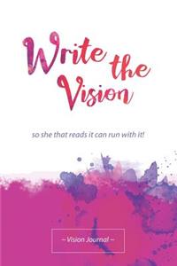 Write the Vision Journal