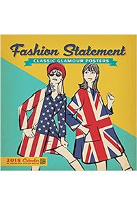 Fashion Statement 2018 Wall Calendar