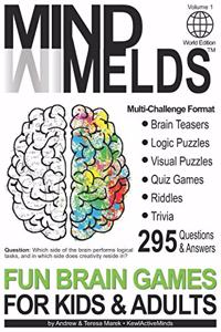 295 Fun Brain Teasers, Logic/Visual Puzzles, Trivia Questions, Quiz Games and Riddles