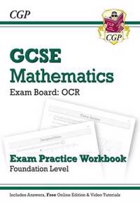 GCSE Maths OCR Exam Practice Workbook with Answers & Online Edn: Foundation