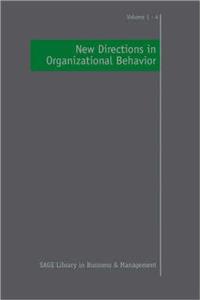 New Directions in Organizational Behavior