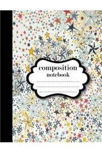 Composition Notebook: Design No.96 Style: (School Notebooks) Composition Notebook