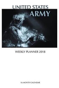 United States Army Weekly Planner 2018