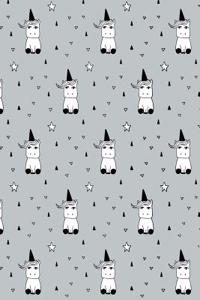 Journal Notebook Cute Little Unicorns Pattern 7