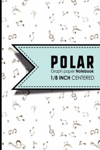 Polar Graph Paper Notebook