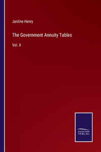 Government Annuity Tables