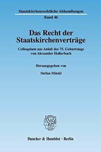 Das Recht Der Staatskirchenvertrage