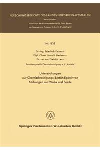 Untersuchungen zur Chemischreinigungs-Beständigkeit von Färbungen auf Wolle und Seide