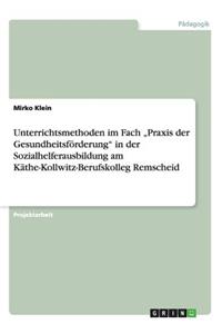 Unterrichtsmethoden im Fach 