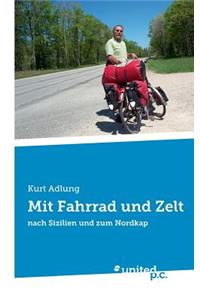 Mit Fahrrad Und Zelt