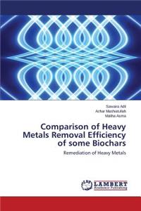 Comparison of Heavy Metals Removal Efficiency of some Biochars