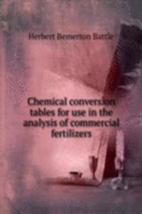 CHEMICAL CONVERSION TABLES FOR USE IN T