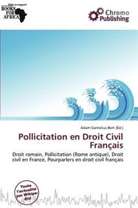 Pollicitation En Droit Civil Fran Ais