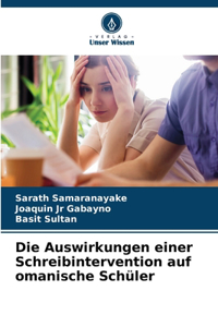 Auswirkungen einer Schreibintervention auf omanische Schüler