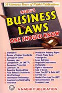 BUSINESS LAWS - One Should Know