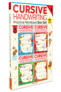 Cursive Handwriting - Superpack Level 1:  Practice Workbooks For Children (Set of 4 Books)