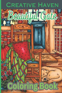 Creative Haven Beautiful Gate Coloring Book