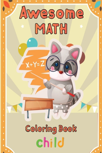 Awesome Math coloring book Child