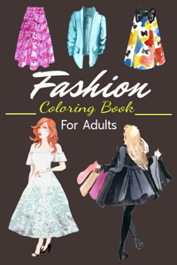 Fashion Coloring Book For Adults