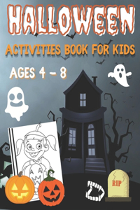 Halloween Activities Book for Kids