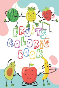 Fruits Coloring Book