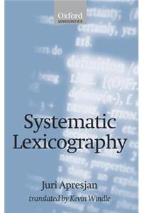 Systematic Lexicography