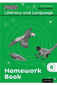 Read Write Inc.: Literacy & Language: Year 6 Homework Book Pack of 10
