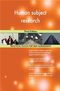 Human subject research Third Edition