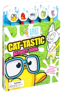 Lost Kitties: 5-Pencil Set (Silver Dolphin)
