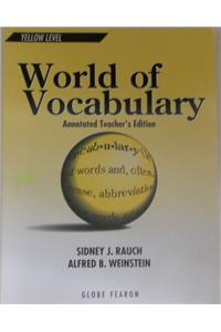 World of Vocabulary Yellow Level Ate 1996c
