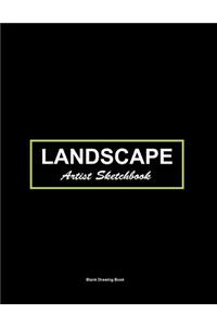 Landscape artist sketchbook