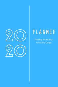 2020 Planner Weekly Planning Monthly Goals
