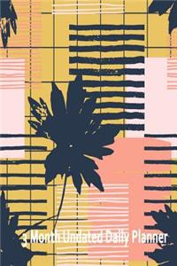 Undated Daily Planner