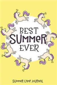 Best Summer Ever Summer Camp Journal